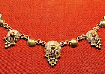 Moroccan silver necklace